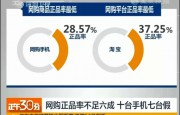 網(wǎng)購手機正品率不足6成，十臺手機七臺假！
