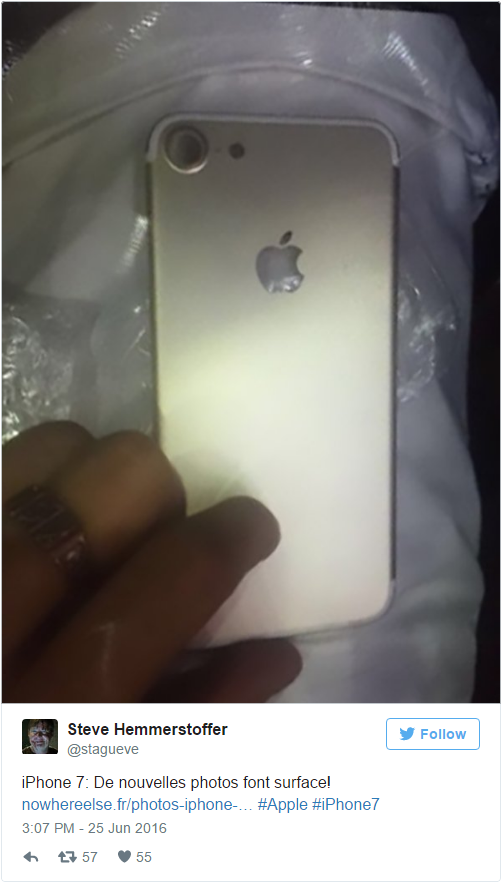 iPhone 7后殼曝光：攝像頭凸起、耳機(jī)孔被揚(yáng)聲器取代