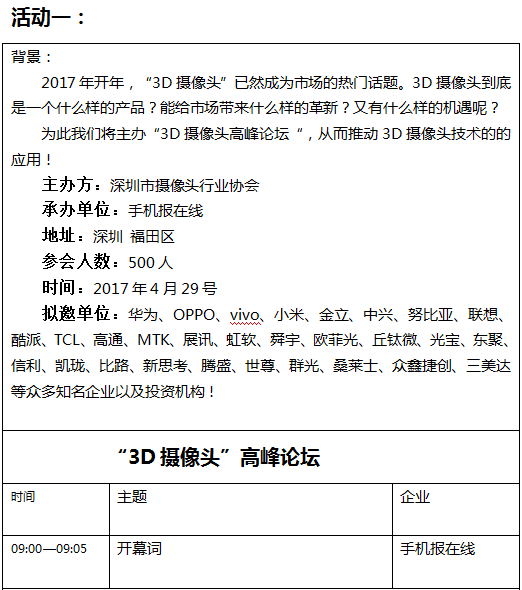 【活動】攝像頭行業(yè)協(xié)會年會4月份召開