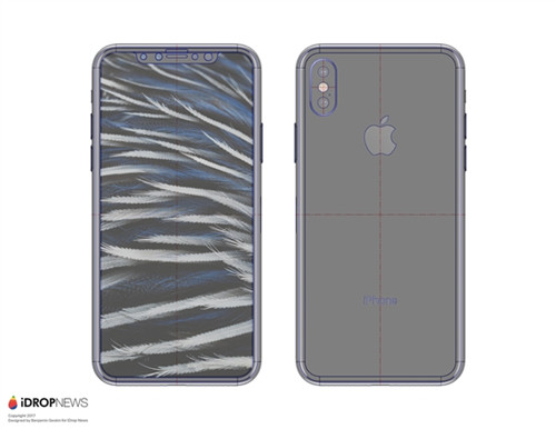 iPhone 8外形對(duì)比三星S8、iPhone 7