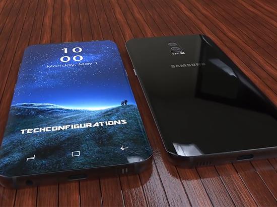 三星Galaxy S9概念渲染:正面100%屏
