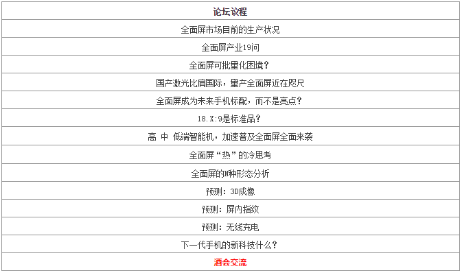 9月8日第2季“全面屏”全面來襲高峰論壇之百億產業(yè)資金助推全面屏產業(yè)升級