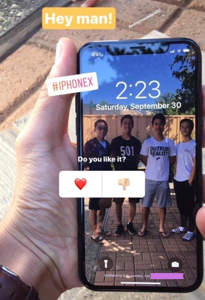 iPhone X真機