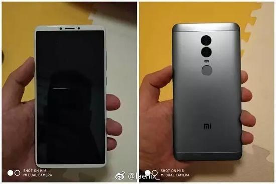 紅米Note5曝光 全面屏雙攝或11月發(fā)布