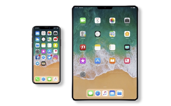 全新iPad外形曝光:全面屏沒跑 A11X性能更猛
