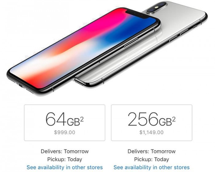 搶占圣誕市場:iPhone X多地開啟次日送達