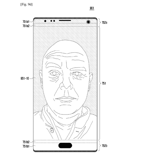 三星新專利可解決iPhone X的“劉海”問(wèn)題:屏上直接開(kāi)孔