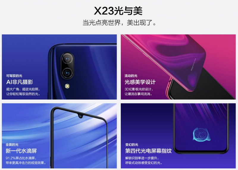 vivoX23真機(jī)圖官方亮相 這款手機(jī)會(huì)讓你愛(ài)不釋手