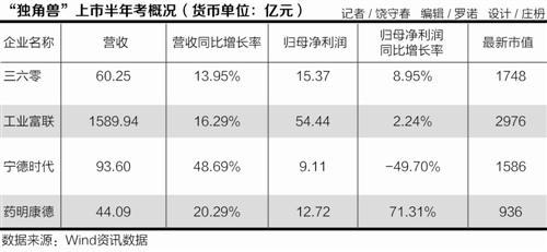 “獨角獸”業(yè)績半年考 工業(yè)富聯(lián)與三六零市值大縮水