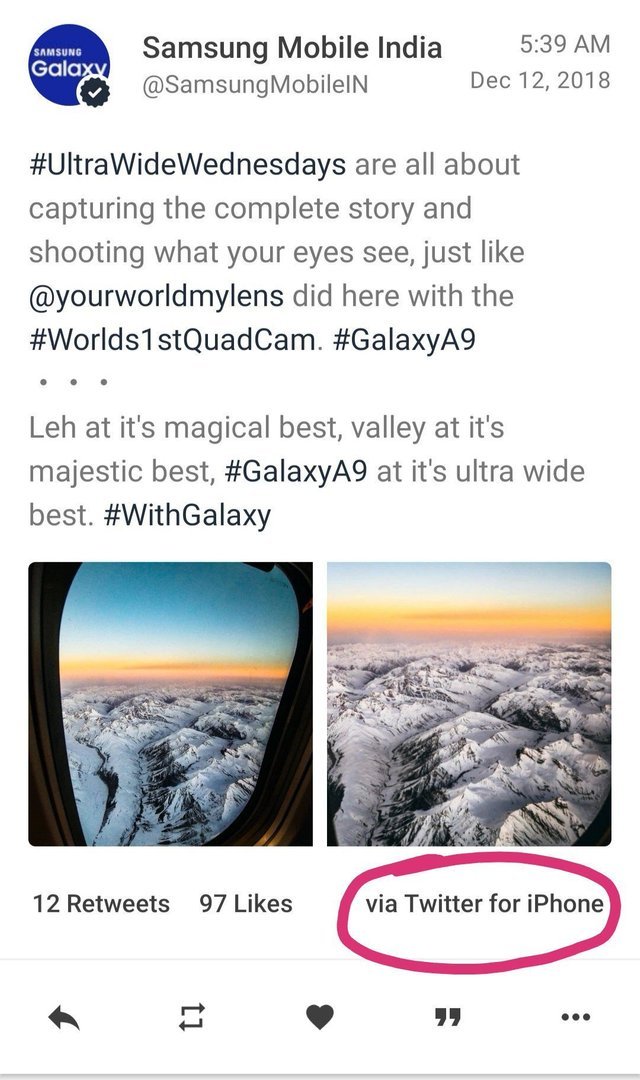 尷尬了！曝三星社交團隊用蘋果iPhone推廣Note 9