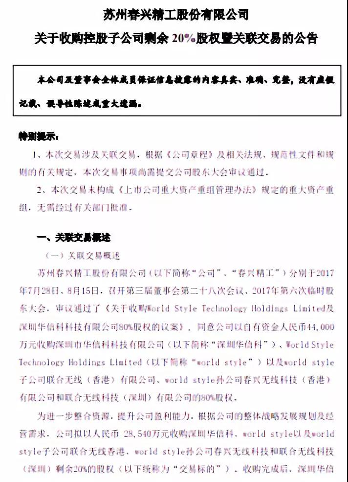 春興精工：2018年凈利4054.17萬元，同比增長111.29%