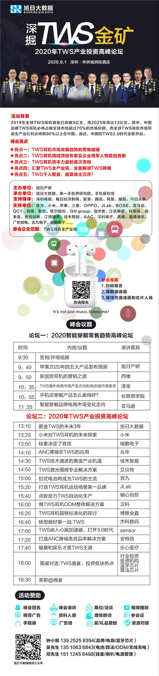 【高峰論壇】2020年TWS產(chǎn)業(yè)投資高峰論壇將于9月1日舉辦