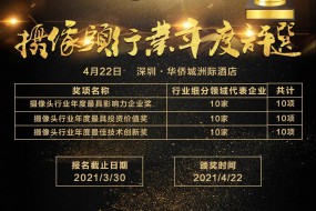 2020年攝像頭行業(yè)三大獎年度評選火熱投票中！